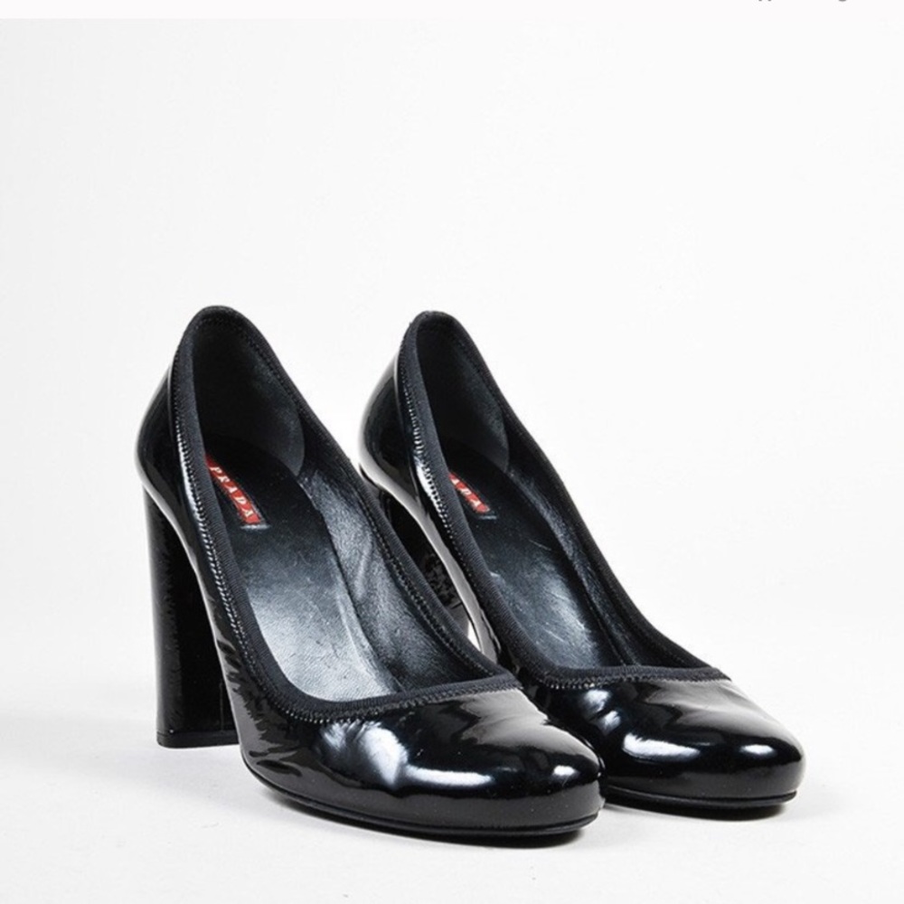 Prada leather pumps